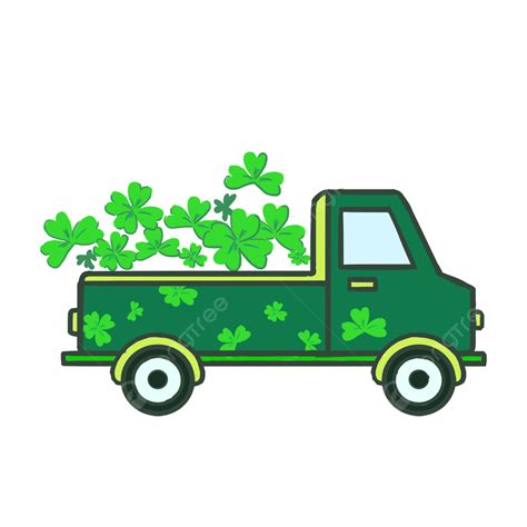 St Patricks Day Png Image St Patricks Day Lucky Green Clover Truck