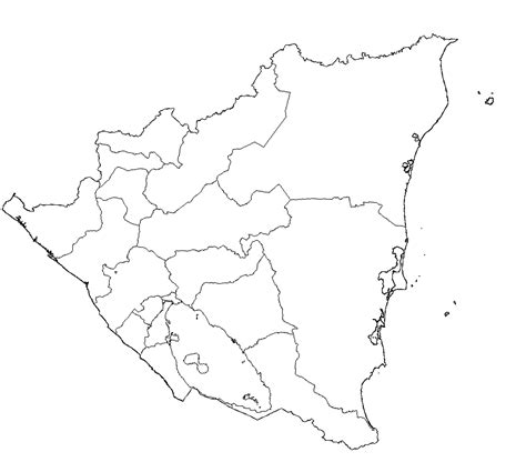 Mapas De Nicaragua Mapa De Nicaragua Para Colorear Images And Photos