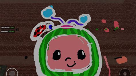 Drawing Cocomelon In Spray Paint Roblox Youtube