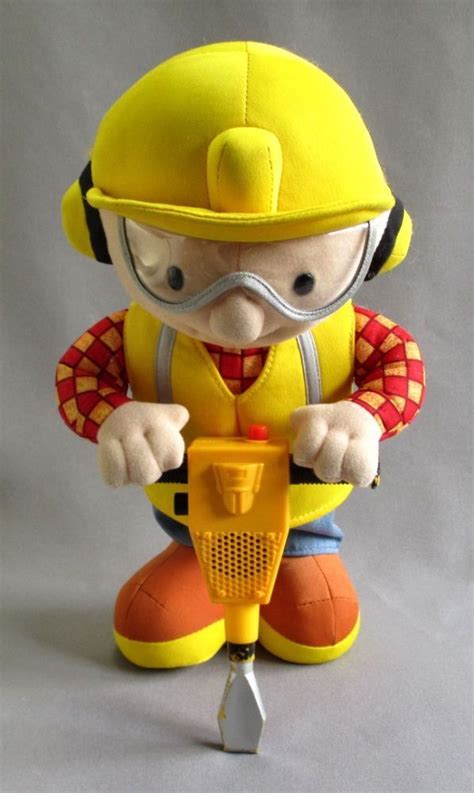 Bob The Builder With Jack Hammer Electronic Talking Plush Toy