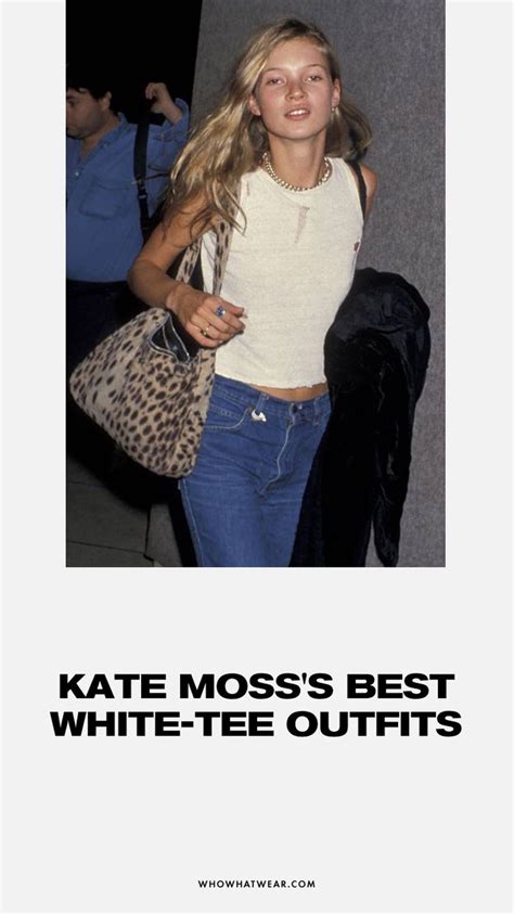 How To Wear A White T Shirt Like 90s Kate Moss Kate Moss Shirt