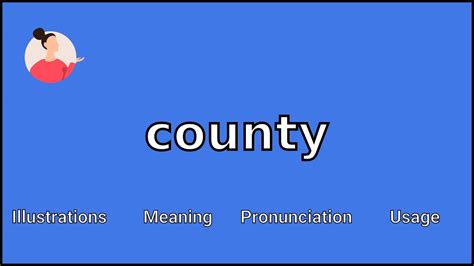 County Meaning And Pronunciation Youtube