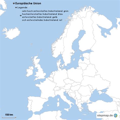 Stepmap Europäische Union Landkarte Für Europa