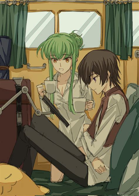 Cc And Lelouch Chilling Out