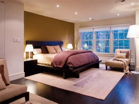 Minimalist Master Bedroom With Olive Green Accent Wall Hgtv