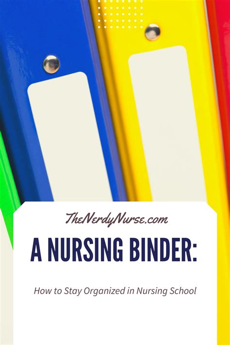 A Nursing Binder How To Stay Organized In Nursing School Artofit