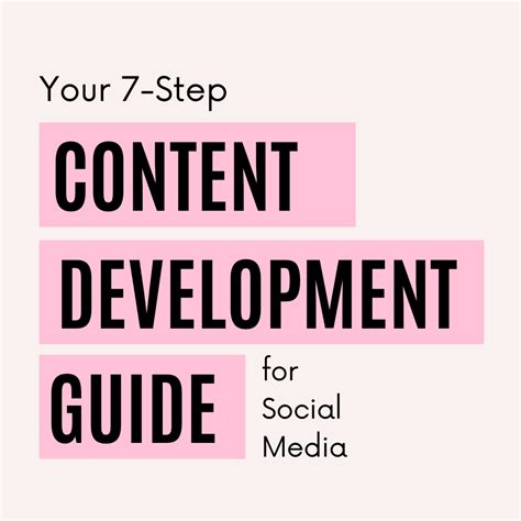 Your 7 Step Content Development Guide For Social Media Durée And Co