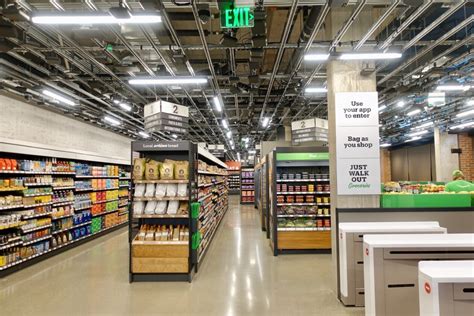 Inside Amazon Go Grocery Tech Giant Opens First Full Sized Store