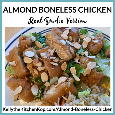 Almond Boneless Chicken Kelly The Kitchen Kop