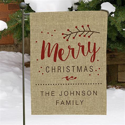 Where To Find Personalized Christmas Themed Garden Flags