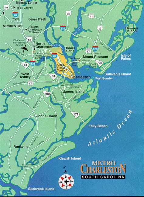 Map Of Charleston Area