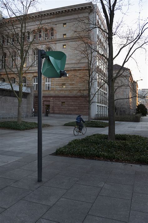 PAPILIO is a wind powered street light designed by tobias trübenbacher