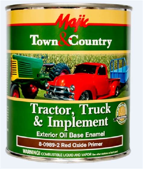 Majic Tractor Truck And Implement Exterior Oil Based Enamel Paint Red