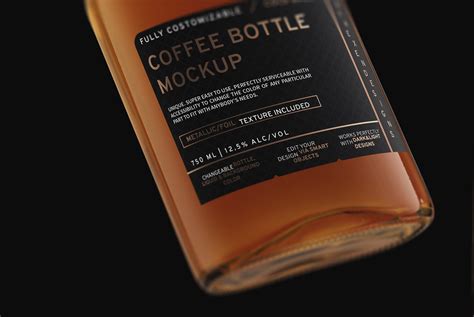 Download Coffee/Flask Bottle Mockup + Free Sample on Behance