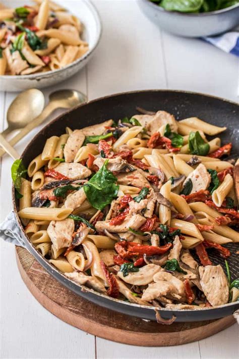 Maybe you would like to learn more about one of these? Chicken Penne Pasta with Sundried Tomatoes | Sugar Salt Magic