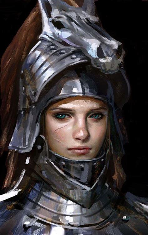 Female Knight By Erak Note Cavaleiros Medievais Ilustração Fantasia