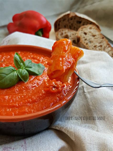 Sugo di pomodori secchi e pistacchi. Sugo ai peperoni - Impastando a quattro mani