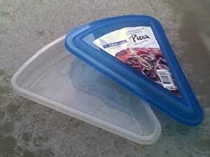 While you probably already have a set of plastic storage containers on hand, nowadays there are a lot of other ingenious products that take up less space in the fridge. Amazon.com - ERAware Pizza Slice Container - Plastic Pizza ...