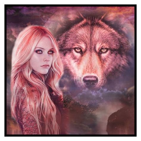 Wolf Princess By Nocturnal Lunacy Liked On Polyvore Featuring Art