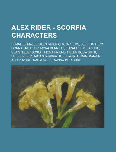 Alex Rider Scorpia Characters Females Males Alex Rider Characters