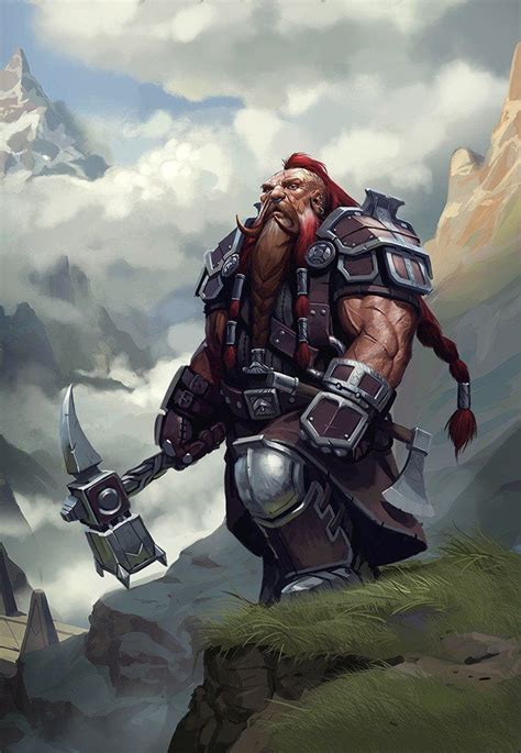 Heavy Dwarvin Warrior Fantasy Dwarf Heroic Fantasy Fantasy Warrior