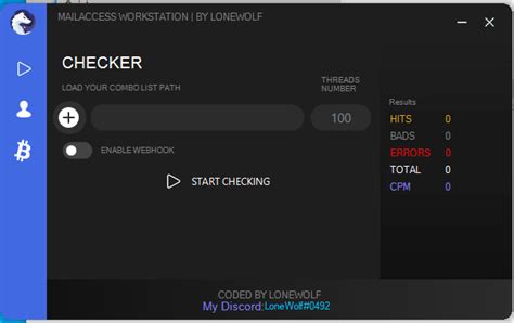 Mail Access Account Checker By LoneWolf HACKING CRACKING SECURITY SEO MARKETING MMO