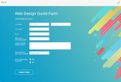 Online Form Designer For Custom Forms 123formbuilder