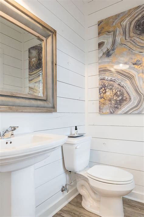 10 Half Bath With Shiplap