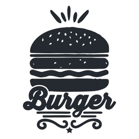Burger logo food logotype silhouette #AD , #Paid, #Ad, #logo, #silhouette, #logotype, #Burger ...