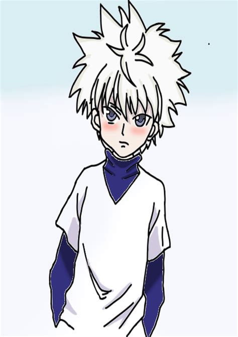 Killua Blushing Esthesearine Illustrations Art Street