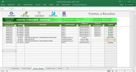 Planilha De Contas A Pagar E Receber Acx Acx Solu Es Em Excel My XXX Hot Girl