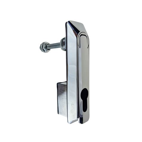 Flush Swing Handle - Chrome Plated key lockable CL001 - Crown Connections Australia