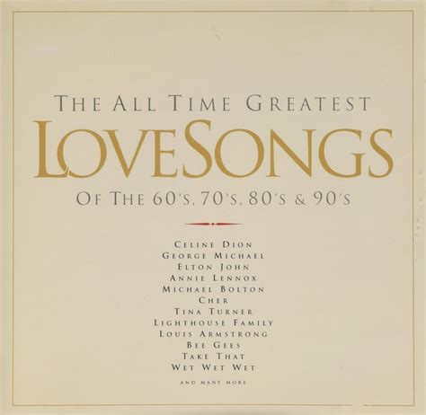 The All Time Greatest Love Songs Various Artists Amazon Fr Musique