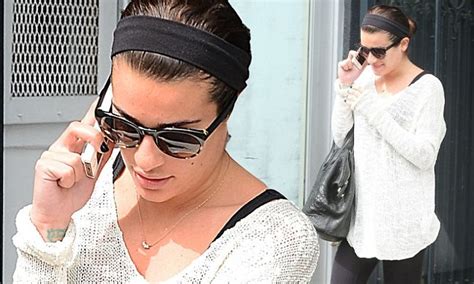 Lea Michele Enjoys A Pamper Session After Gruelling Schedule Promoting