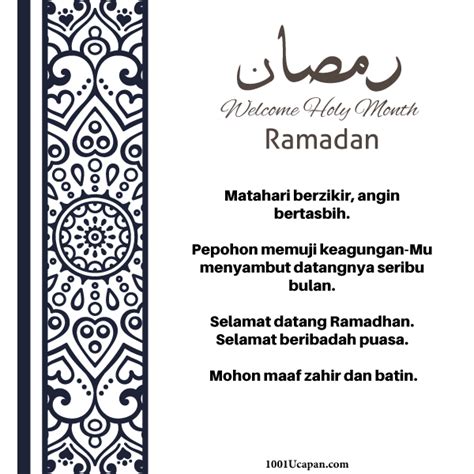 17 Himpunan Ucapan Ramadhan 2024 1001 Ucapan