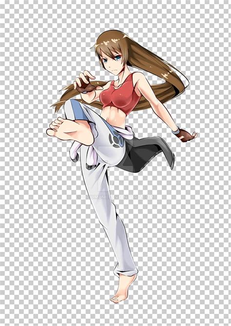 Anime Martial Arts Kick Taekwondo Female Png Clipart