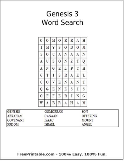 Best Images Of Genesis Bible Word Searches Printable Tower Of Babel