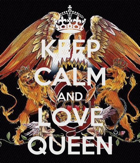 Keep Calm And Love Queen Poster Donna Keep Calm O Matic
