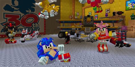 Sonic และผองเพื่อนชวนวิ่งในกิจกรรมของ Minecraft แล้วววันนี้