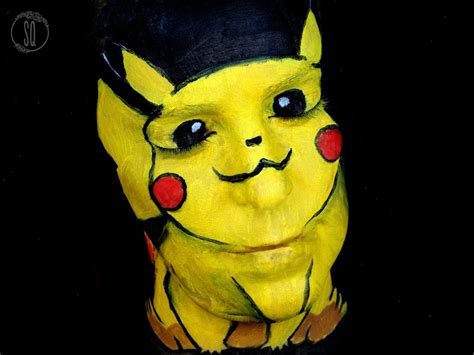 Maquillaje Pikachu Face Paint Tutorial
