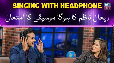 Singing With Headphone Rehan Nazim The Night Show With Ayaz Samoo