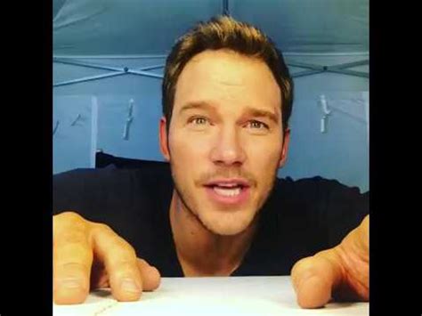 While appearing in a virtual instagram telethon for greater good, which was hosted by the parks. Chris Pratt Instagram - May 4, 2017 - YouTube
