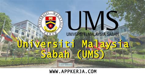 Universiti malaysia sabah on wn network delivers the latest videos and editable pages for news & events, including entertainment, music, sports, science and more, sign up and share your playlists. Jawatan Kosong di Universiti Malaysia Sabah (UMS) - 30 ...