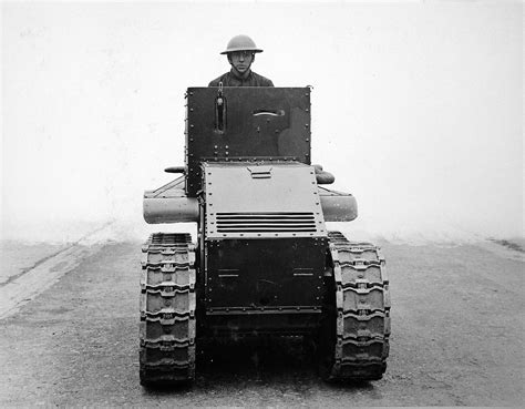 Interwar Tank Development Morris Martel One Man Tank 1926