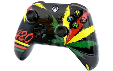 420 Un Modded Custom Controller Compatible With Xbox One Sx Etsy