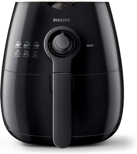 Make up to 5 meal portions in one go for your family and friends. Philips Air Fryer HD9220 800 gm - Black - عرب ريفيوز