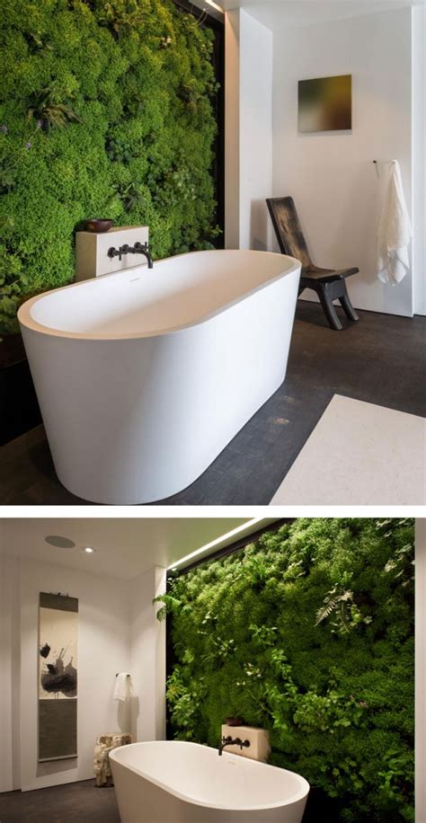 This wall décor will be a delightfully whimsical addition to any indoor or outdoor wall. 16 Peaceful Indoor Living Wall Designs For Any Home - DigsDigs