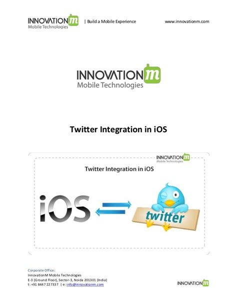 Twitter Integration In Ios Innovationm
