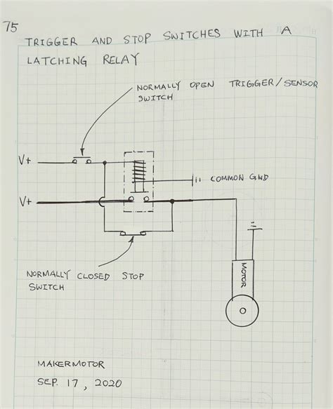 Industrial Latching Relay Wiring Diagram