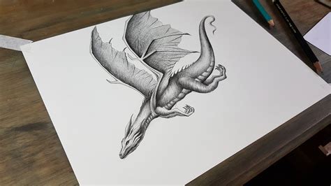 Cómo Dibujar Un Dragón FÁcil A Lápiz Paso A Paso Youtube